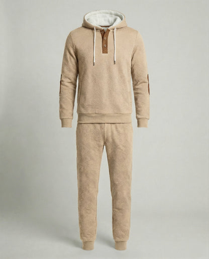 Herren Hoodie Jogginganzug Set Baumwolle