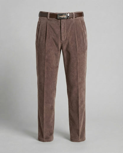 Herren Cordhose Feincord mit Gürtelschlaufen