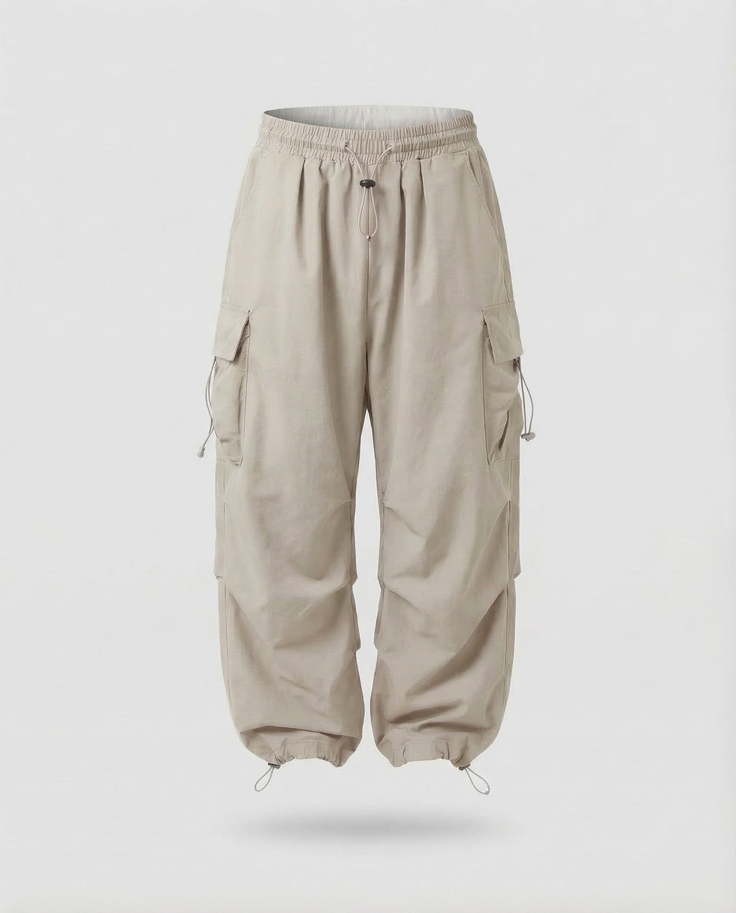 Damen Cargohose Leicht Bequem Weite Passform