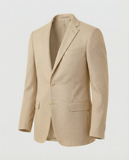 Herren Blazer Strukturstoff