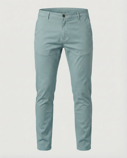 Herren Slimfit Chinohose Elastikbund