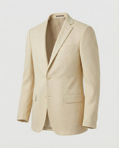 Herren Blazer Strukturstoff