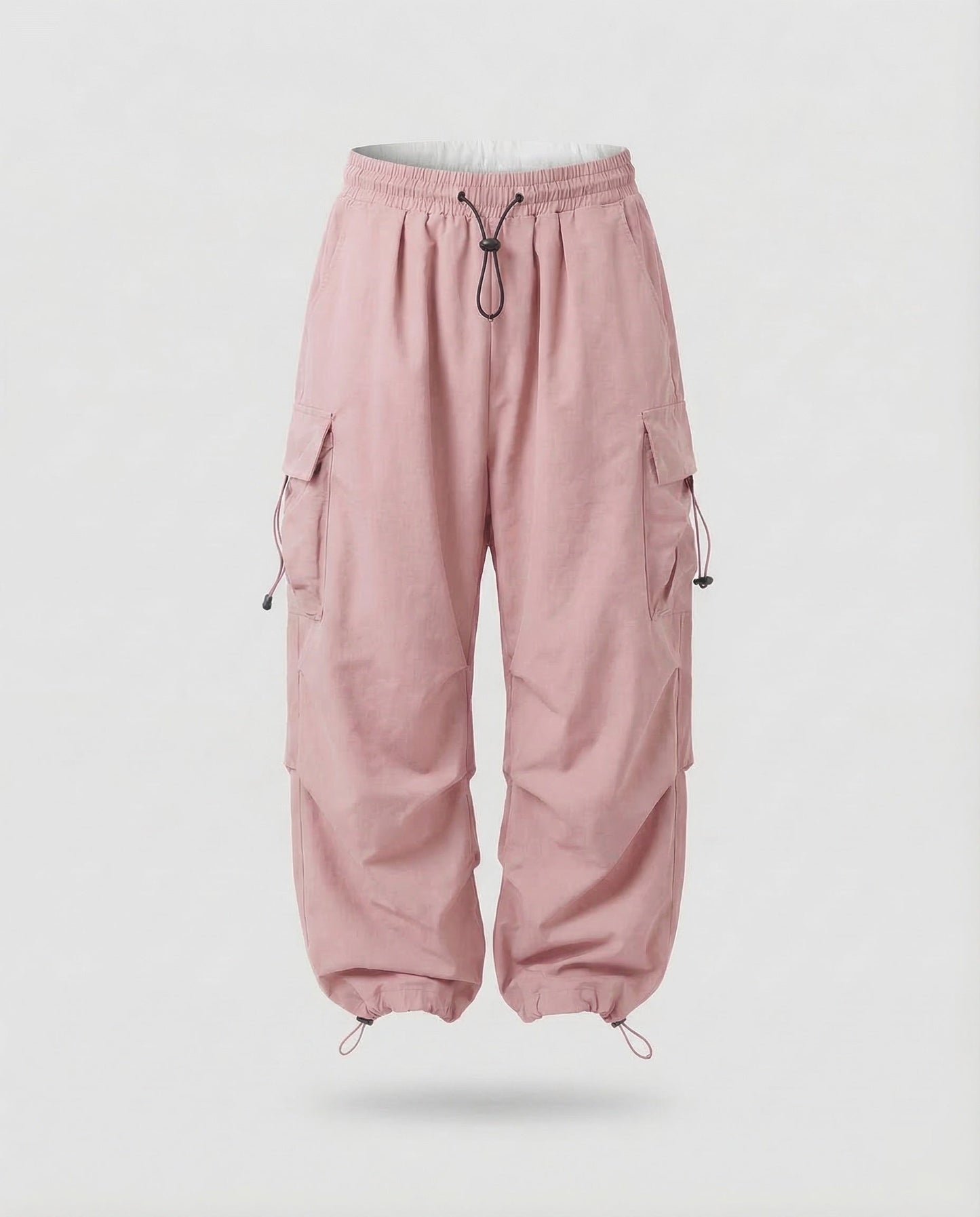 Damen Cargohose Leicht Bequem Weite Passform
