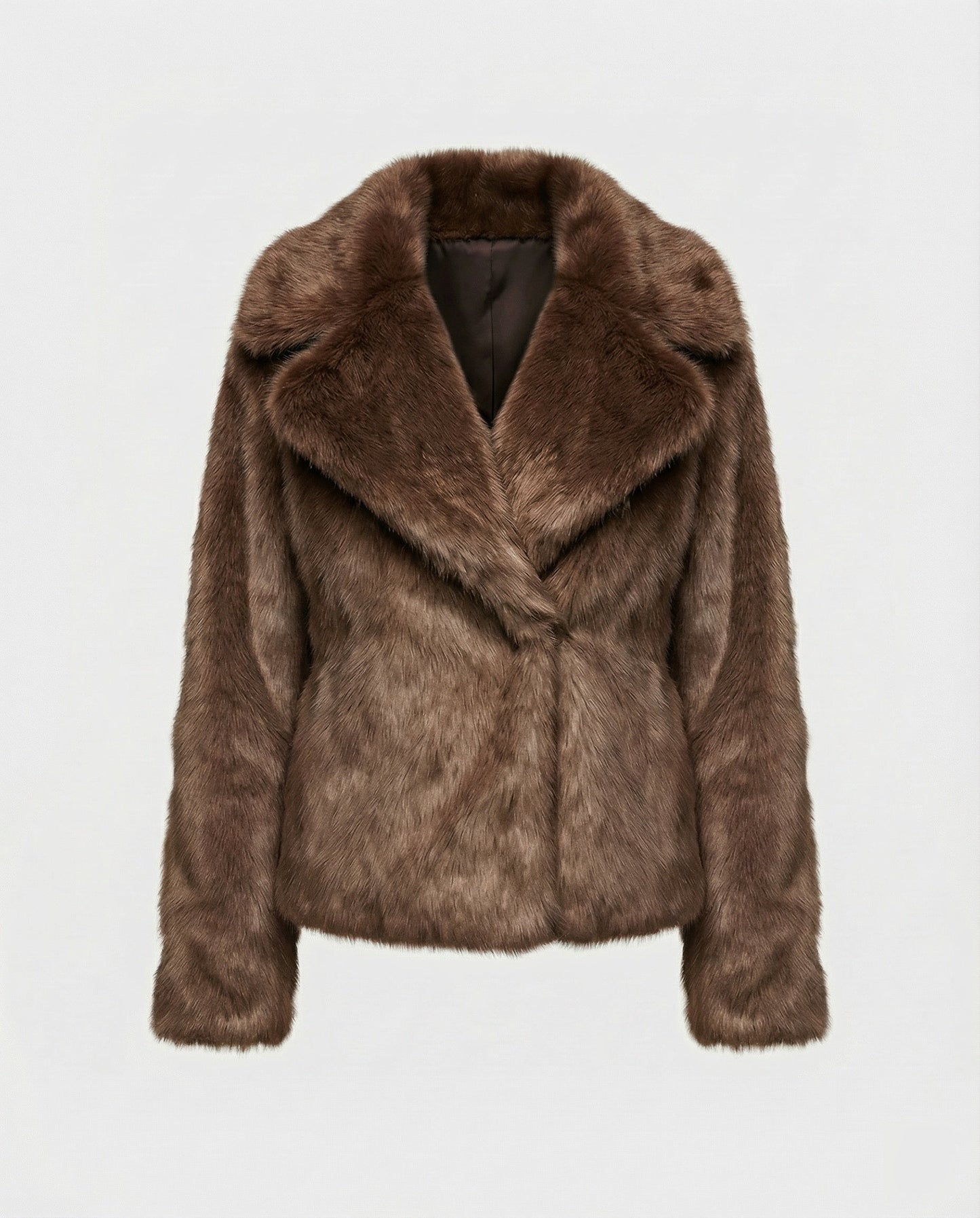Damen Weiche Pelzjacke Qualität