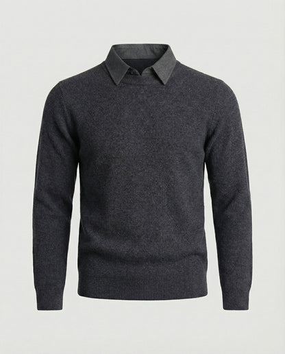 Eleganter Herren Feinstrickpullover