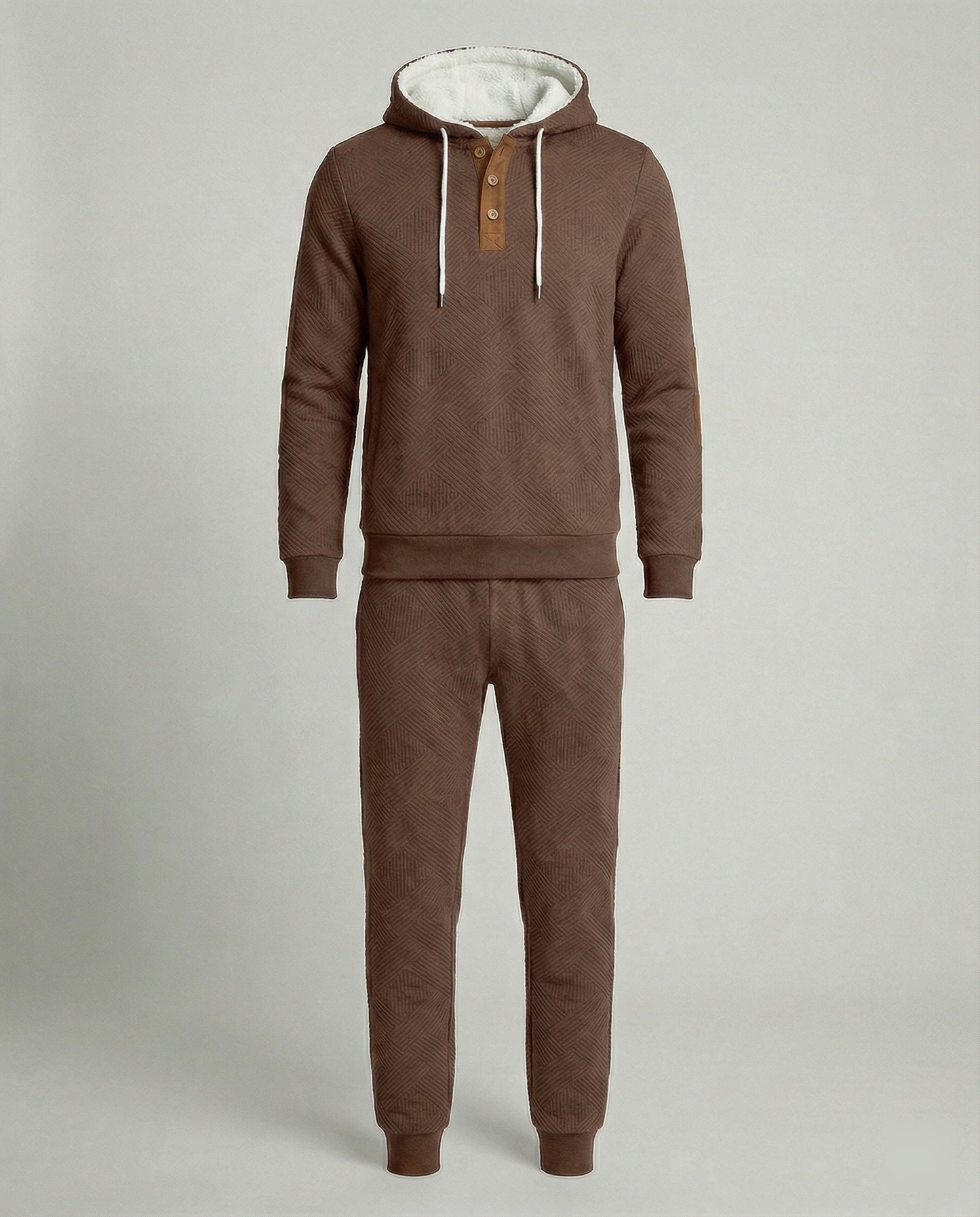 Herren Hoodie Jogginganzug Set Baumwolle