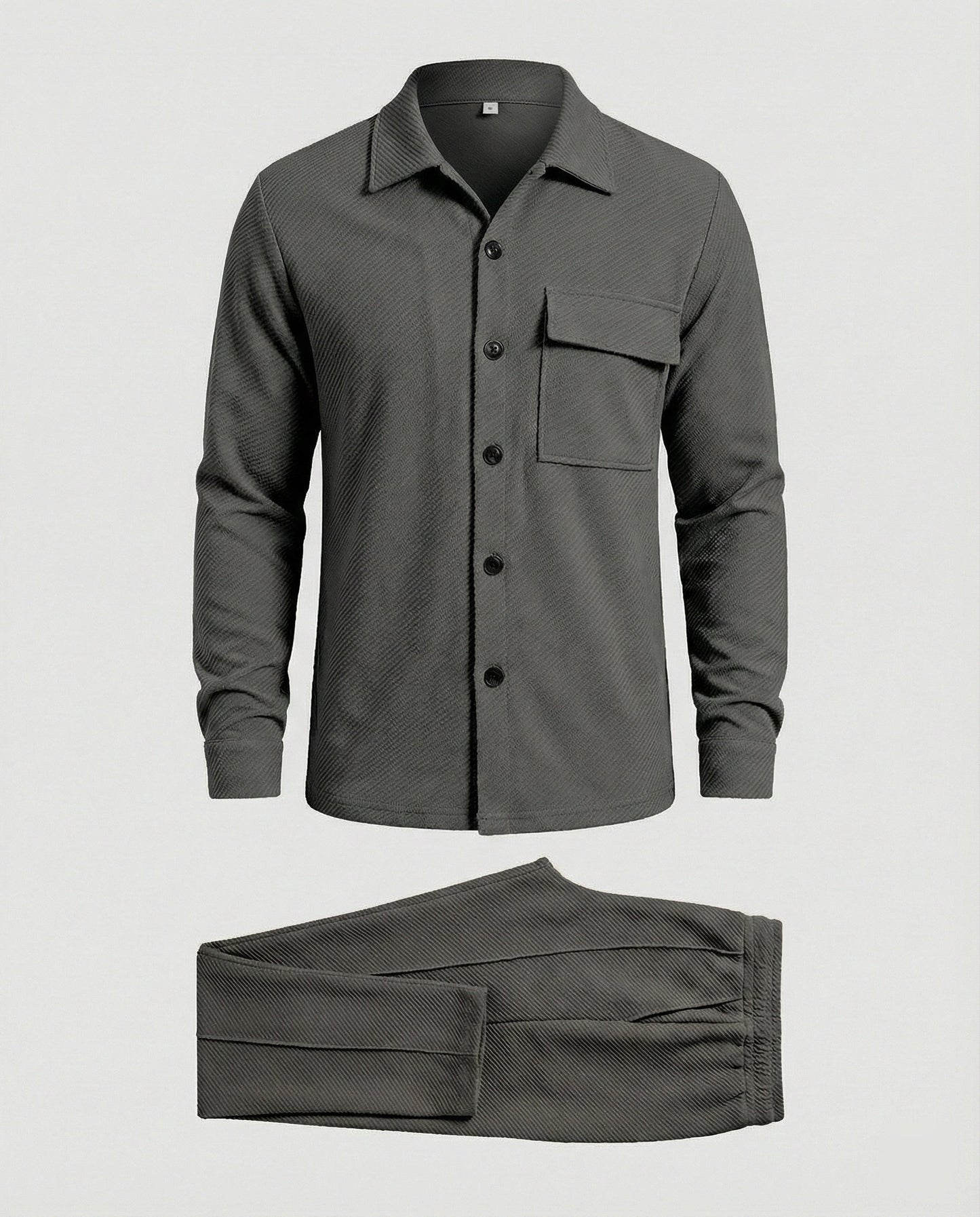 Herren Cardigan Strukturdesign Wollmix