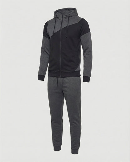 Herren Jogginganzug Slim Fit Kapuze - Norvielle