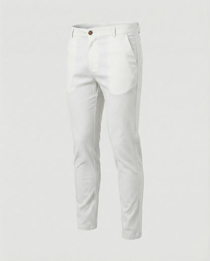 Herren Slim-Fit-Chinohose Elastisch