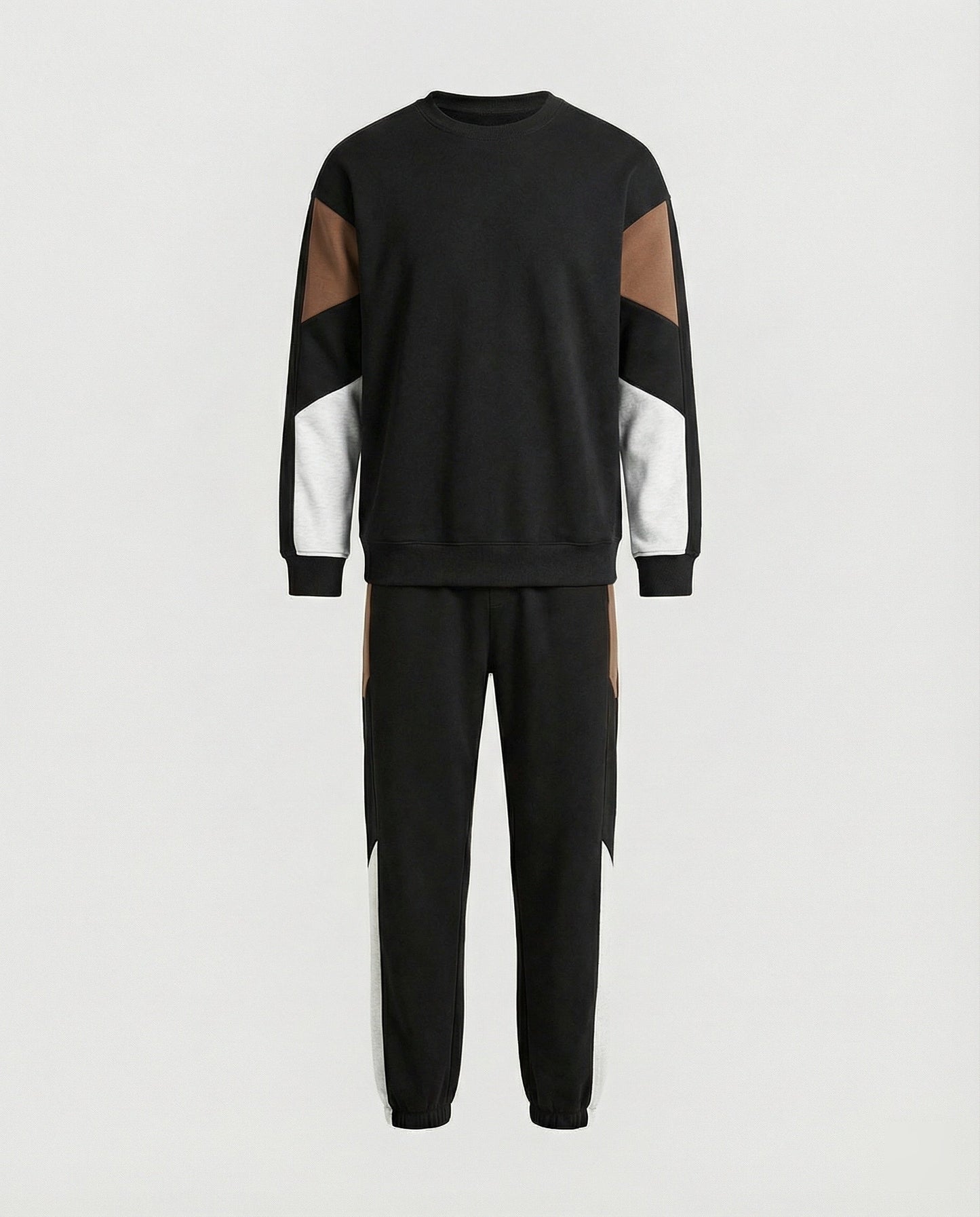 Herren Sweatset mit Print Jogginghose Baumwolle