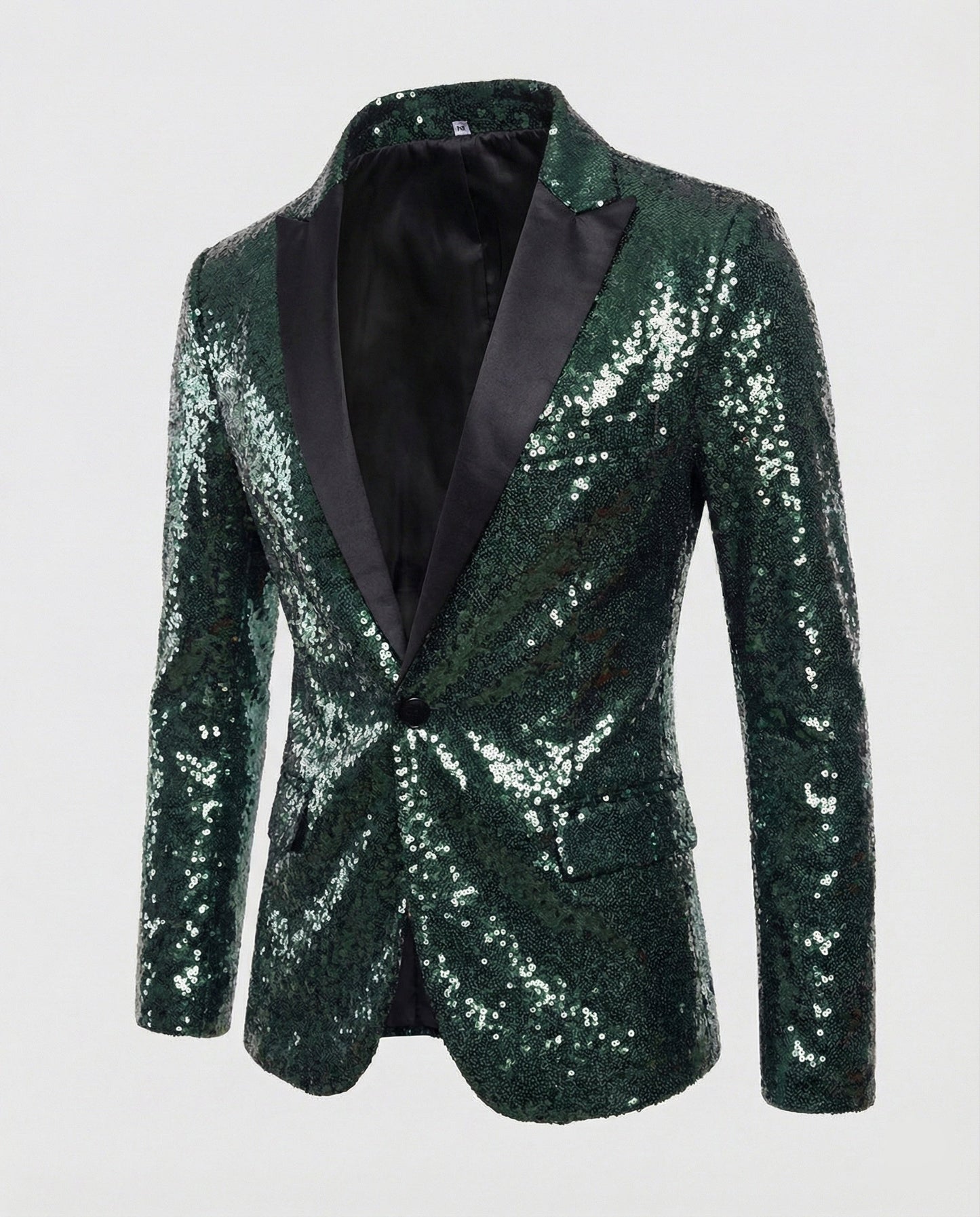 Herren Pailletten Blazer Glitzer