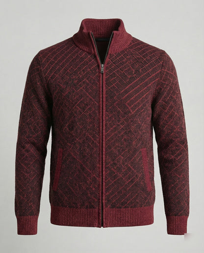 Herren Strickjacke Mit Reißverschluss