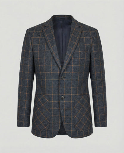 Herren Slim-Fit Karosakko Business