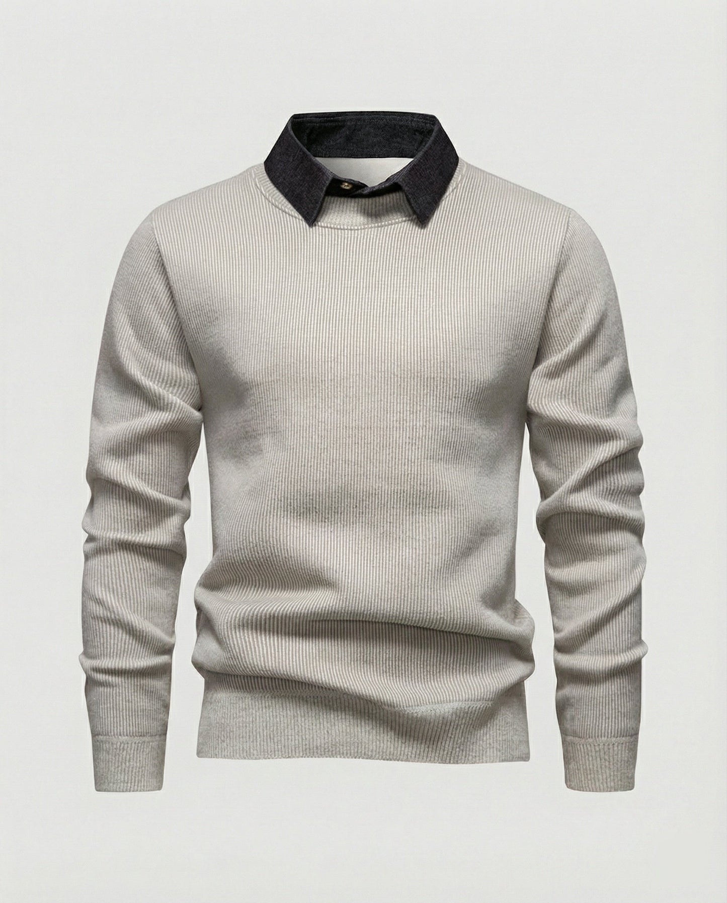 Eleganter Herren Feinstrickpullover