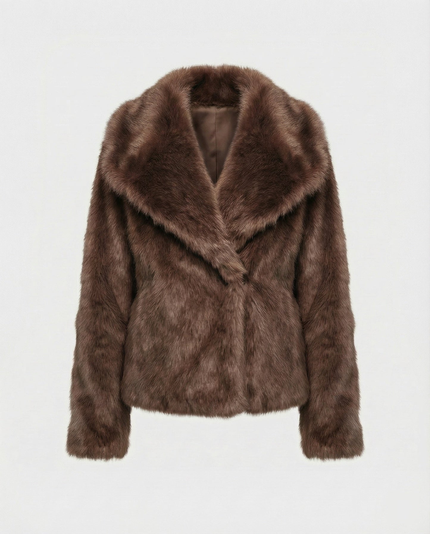 Damen Weiche Pelzjacke Qualität