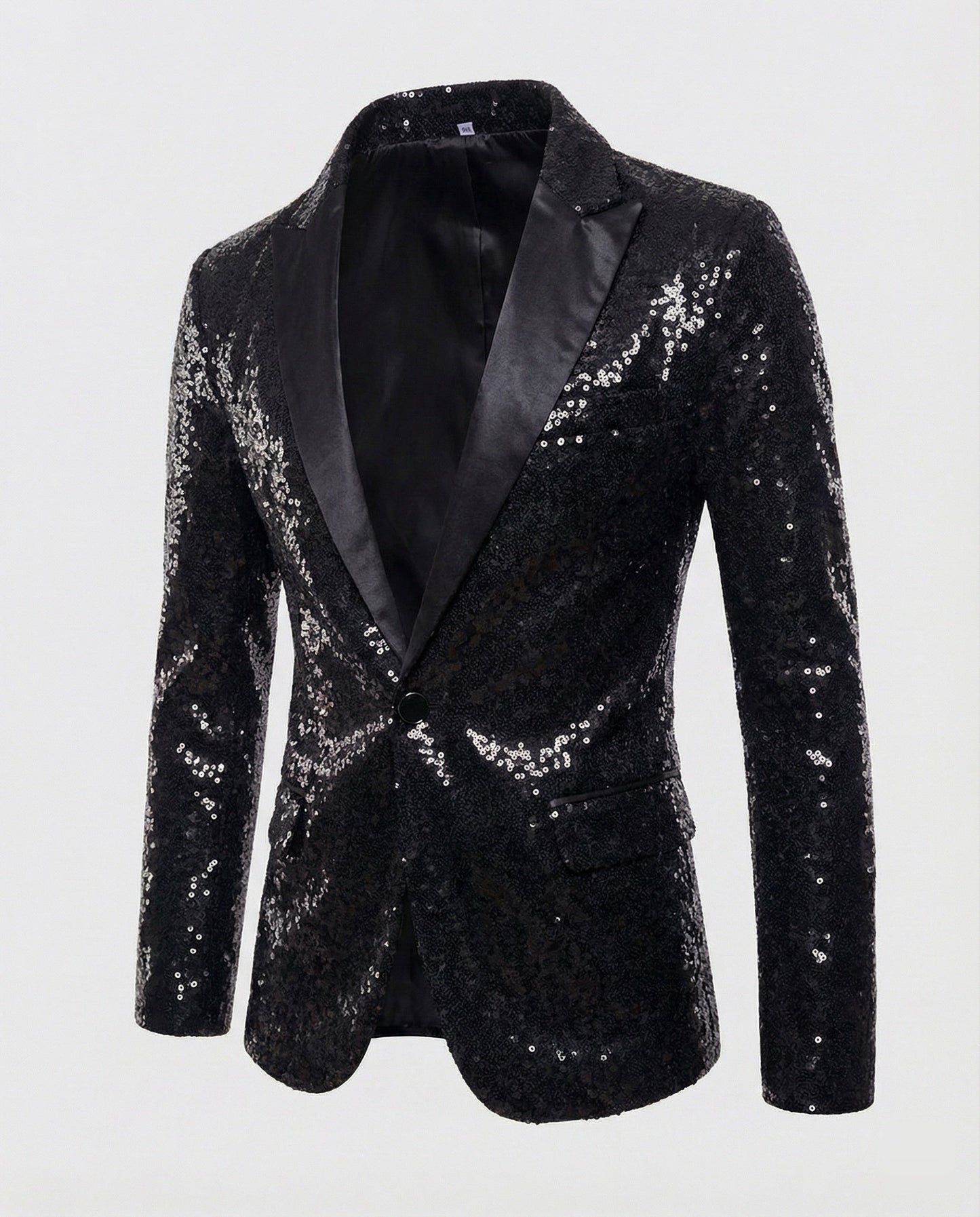 Herren Pailletten Blazer Glitzer