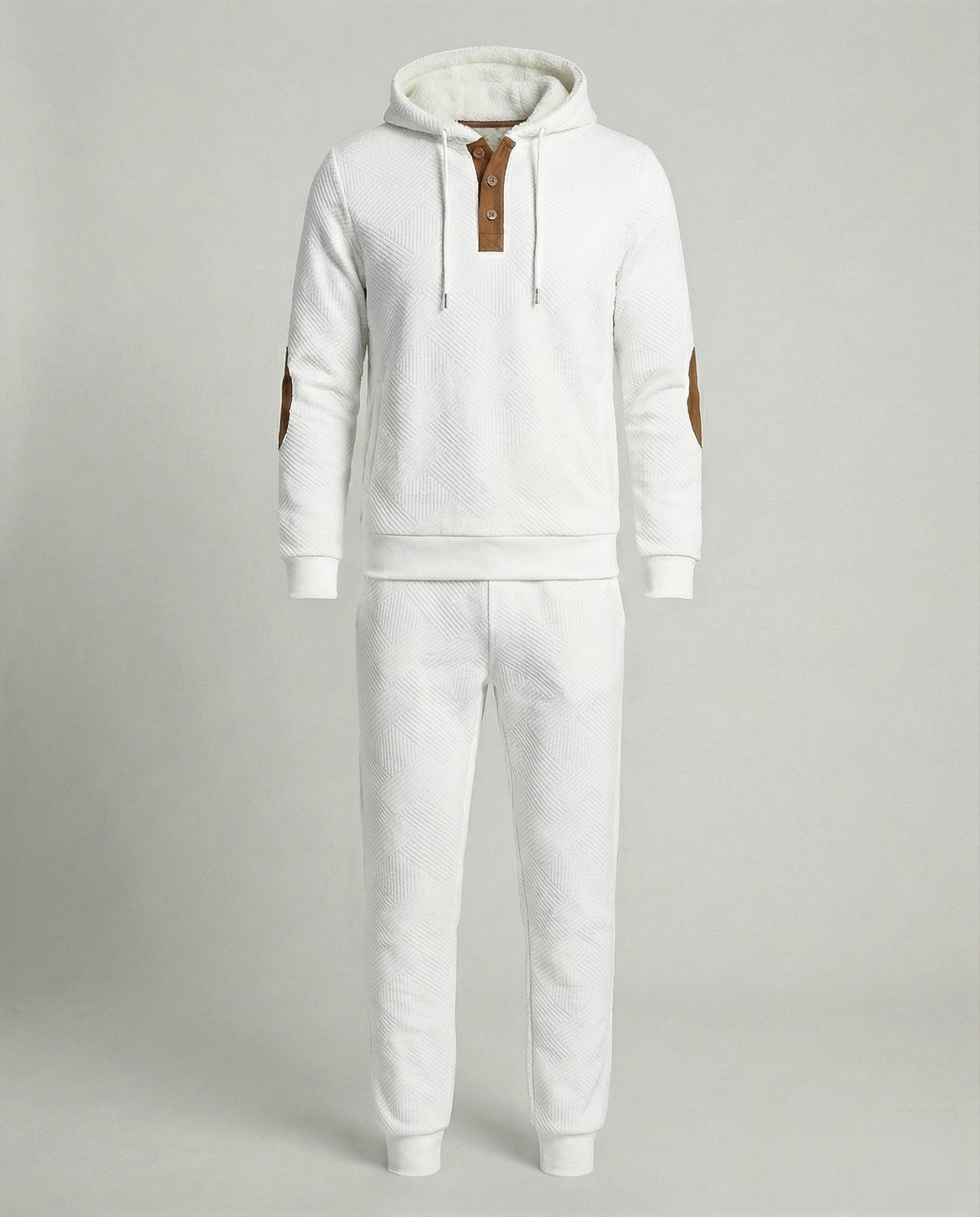 Herren Hoodie Jogginganzug Set Baumwolle