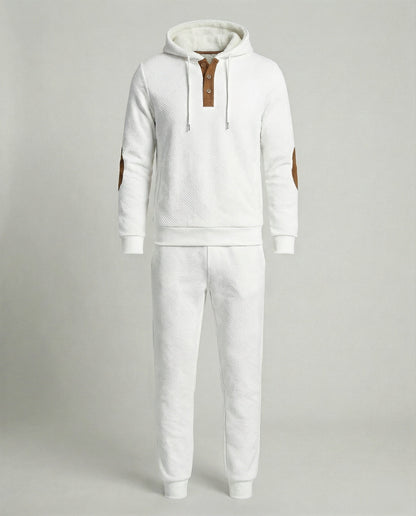 Herren Hoodie Jogginganzug Set Baumwolle