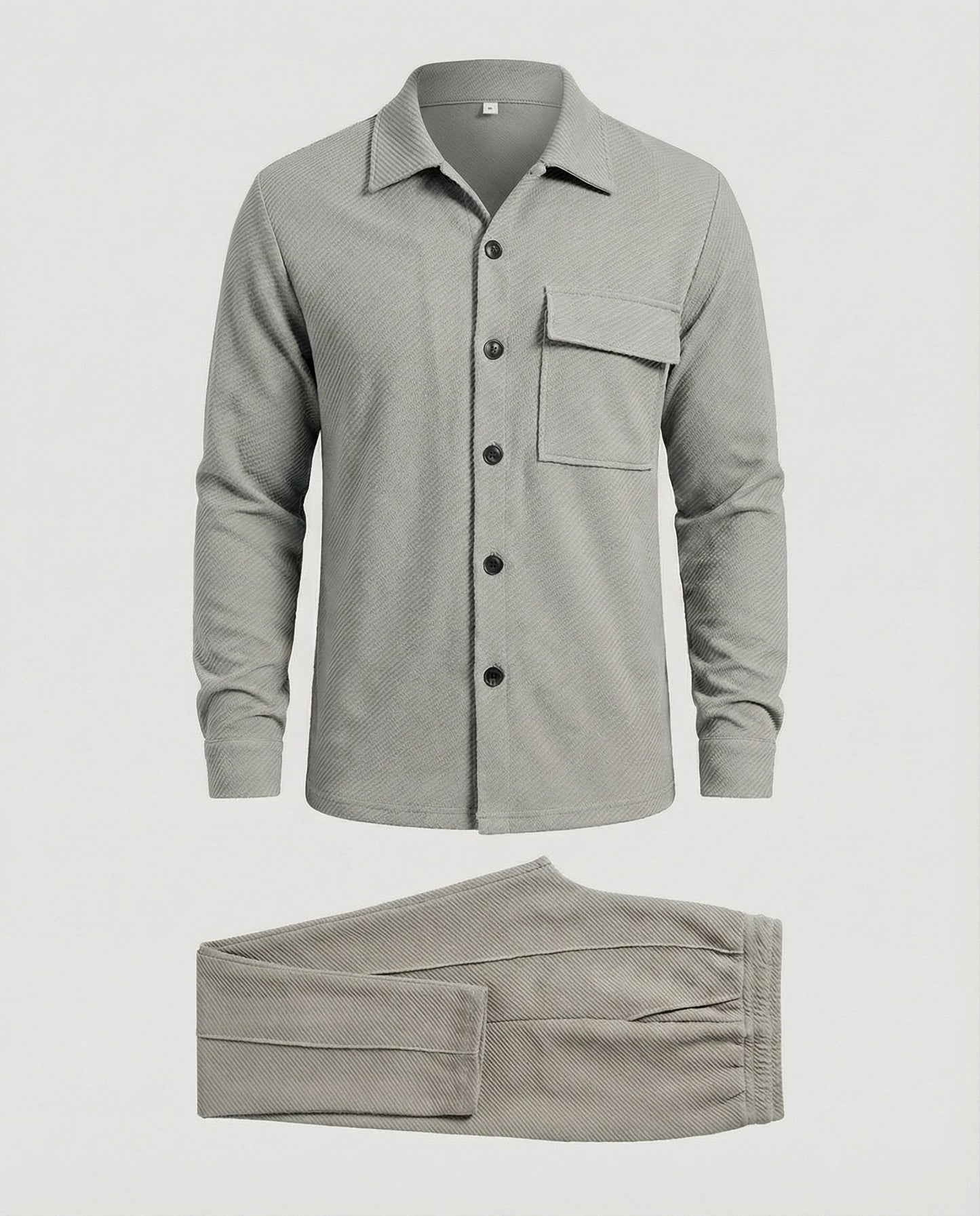 Herren Cardigan Strukturdesign Wollmix