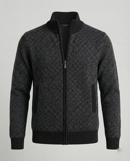 Herren Strickjacke Mit Reißverschluss