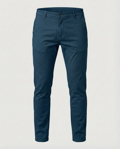 Herren Slimfit Chinohose Elastikbund