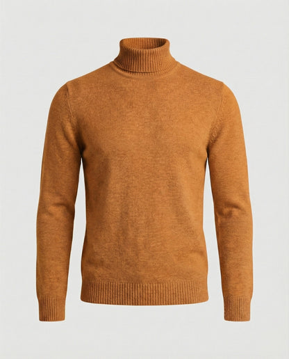 Feine Merinowolle Rollkragenpullover