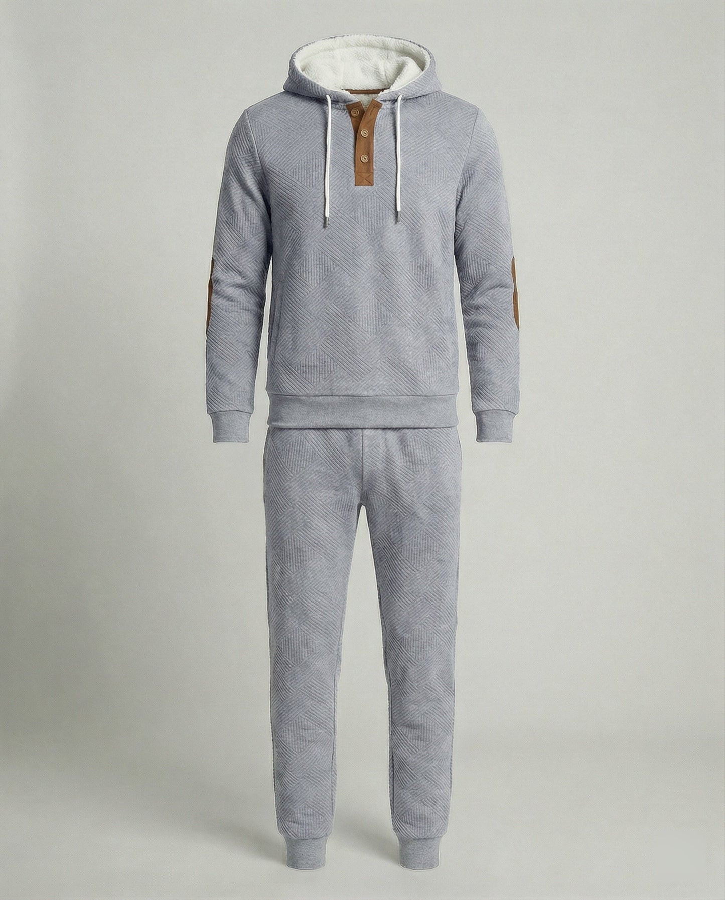 Herren Hoodie Jogginganzug Set Baumwolle