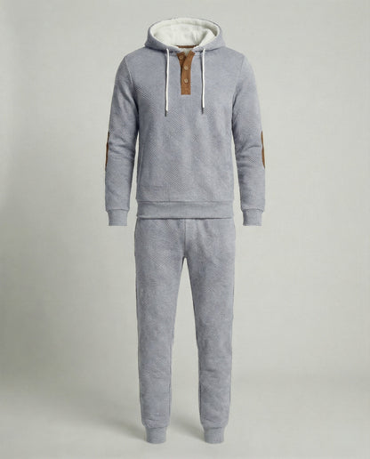 Herren Hoodie Jogginganzug Set Baumwolle