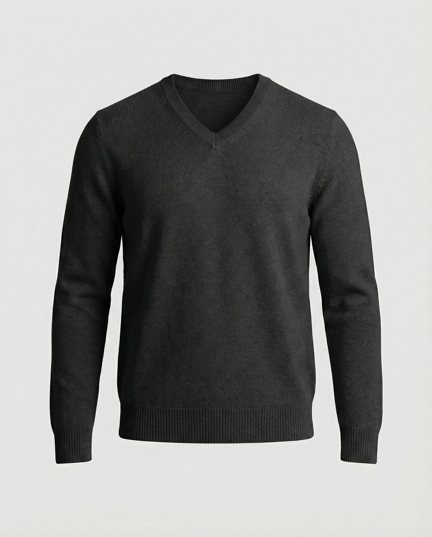 Herren Feinstrick Pullover V-Ausschnitt