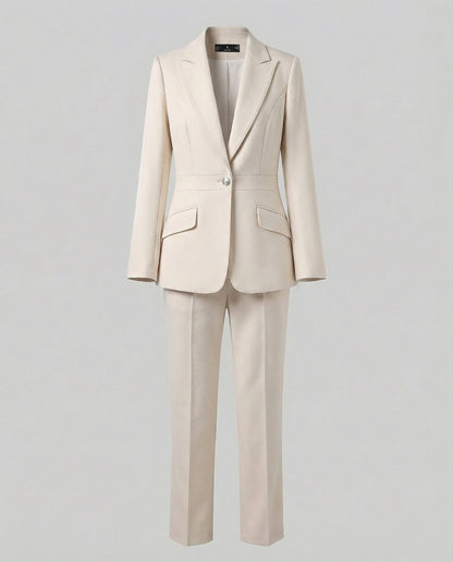 Damen Hosenanzug Set Blazer Formal