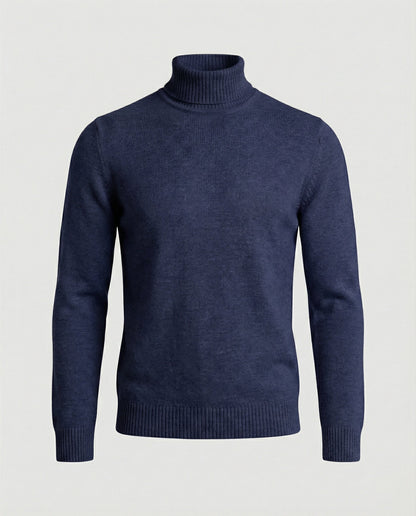 Feine Merinowolle Rollkragenpullover