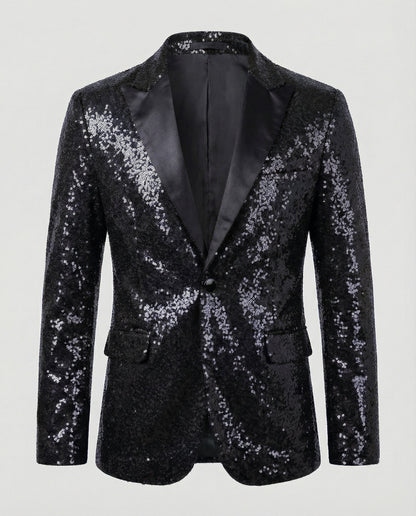 Pailletten Blazer Damen Glitzer