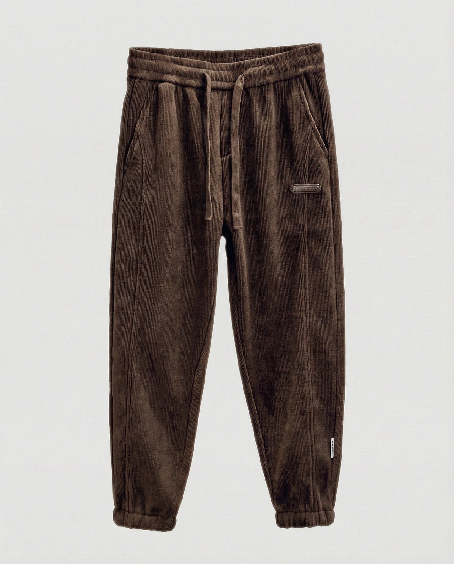 Herren Jogginghose Gerippt Slim Fit