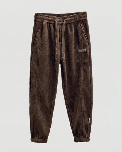 Herren Jogginghose Gerippt Slim Fit