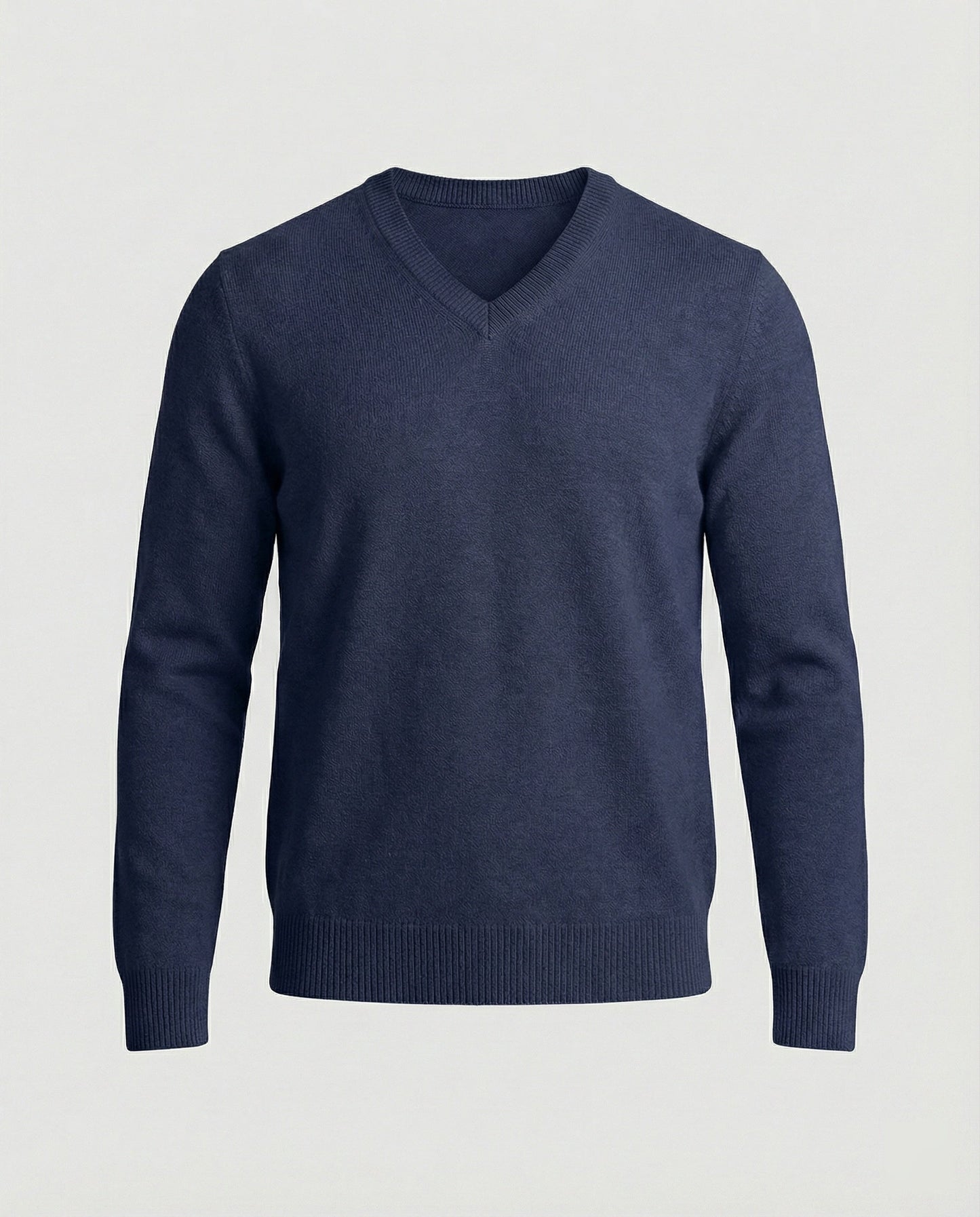 Herren Feinstrick Pullover V-Ausschnitt