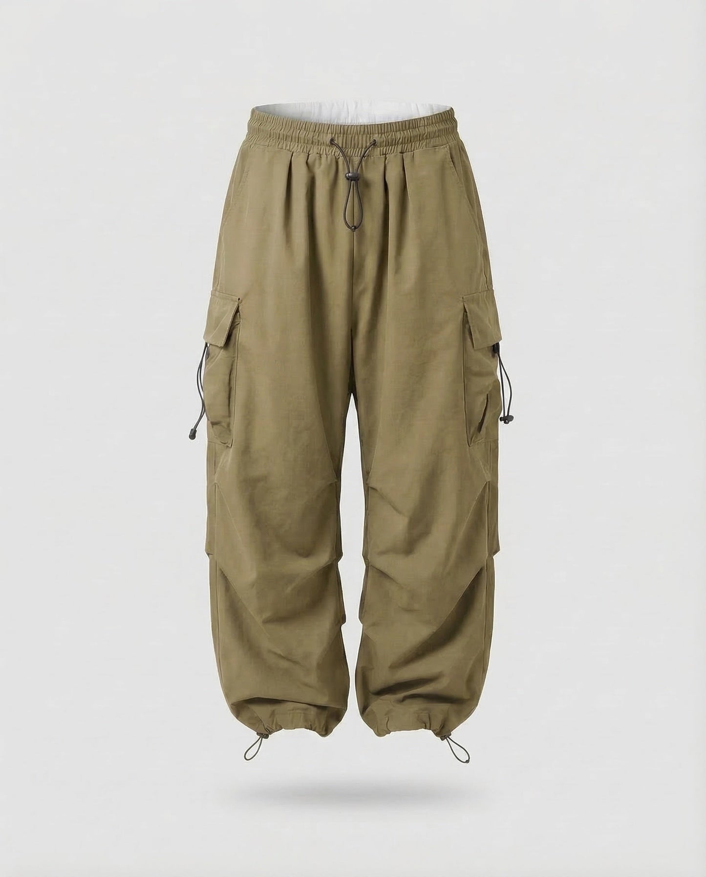 Damen Cargohose Leicht Bequem Weite Passform