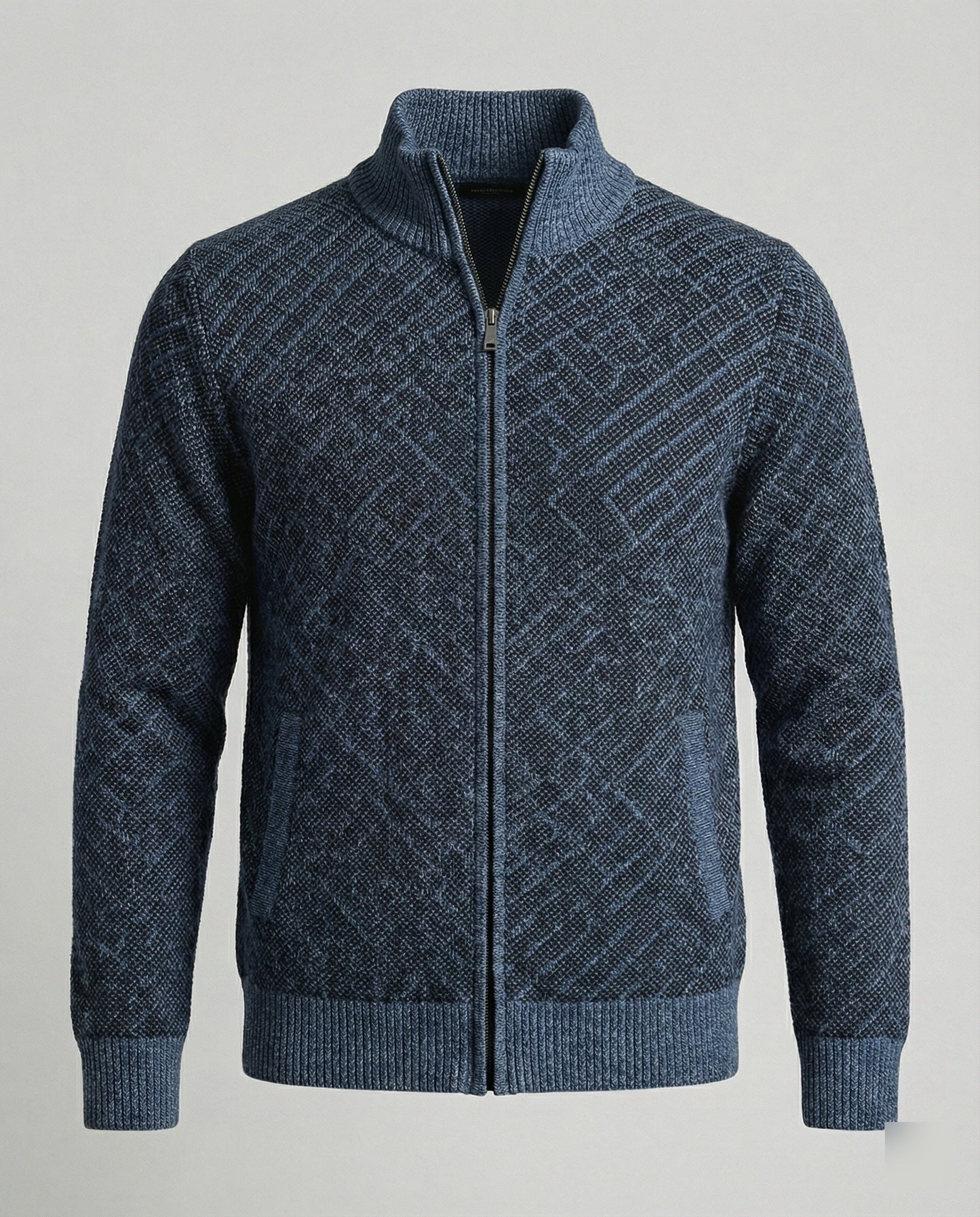 Herren Strickjacke Mit Reißverschluss