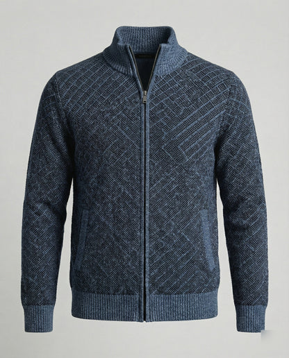 Herren Strickjacke Mit Reißverschluss
