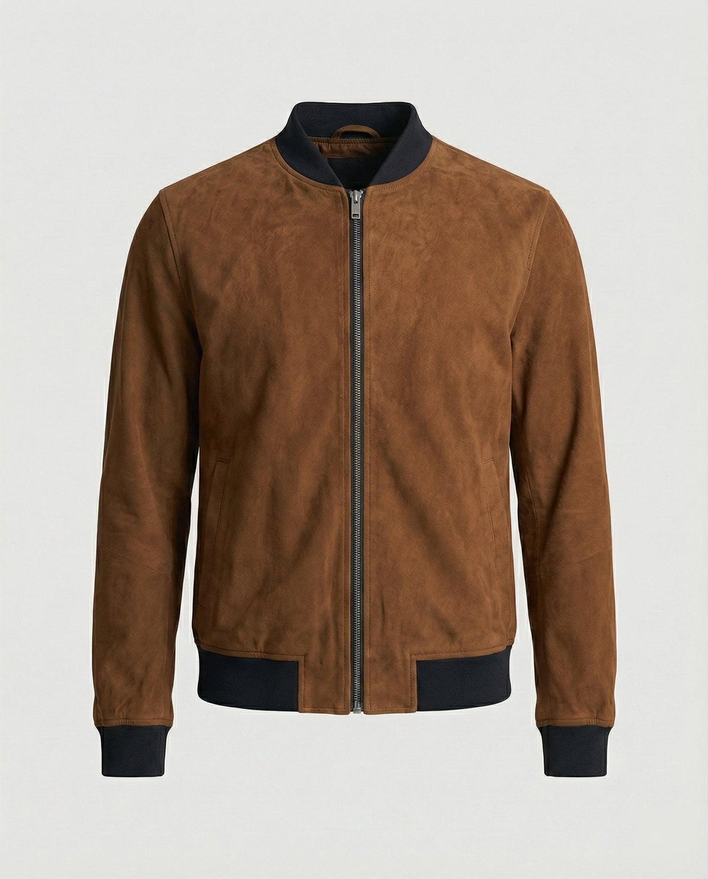Herren Velours Bomberjacke Freizeitkleidung - Norvielle
