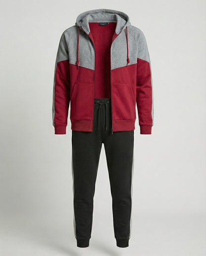 Herren Jogginganzug Reißverschlussjacke