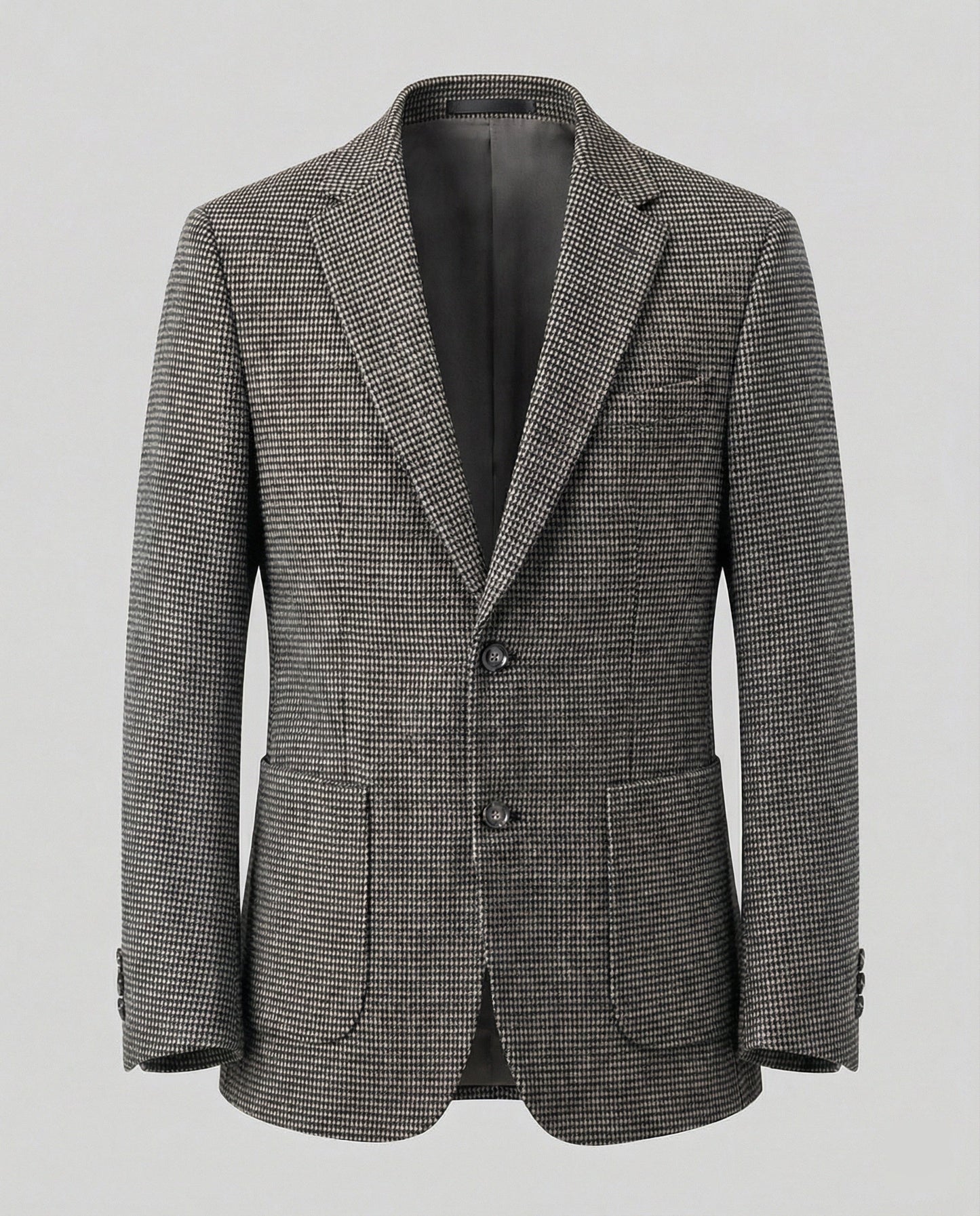 Herren Glencheck Sakko mit Revers