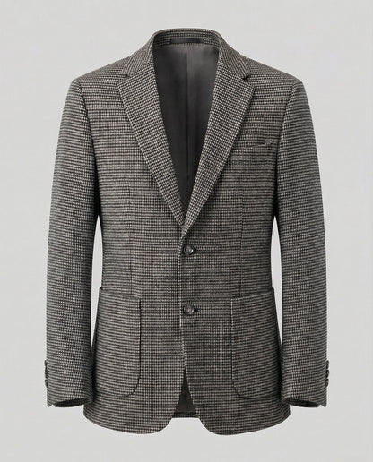 Herren Glencheck Sakko mit Revers