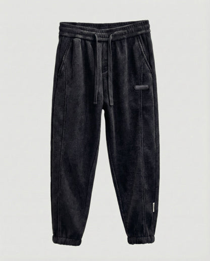 Herren Jogginghose Gerippt Slim Fit