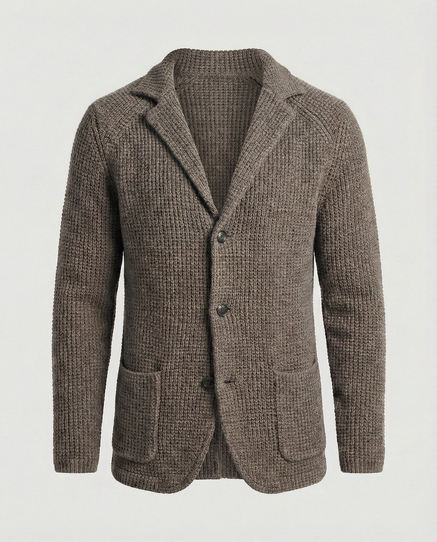 Herren Strickblazer Reverskragen - Norvielle