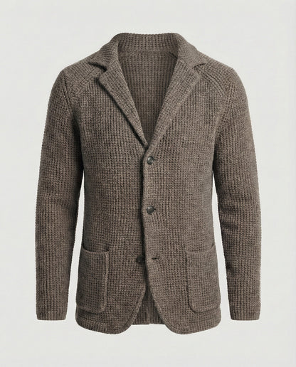 Herren Strickblazer Reverskragen - Norvielle