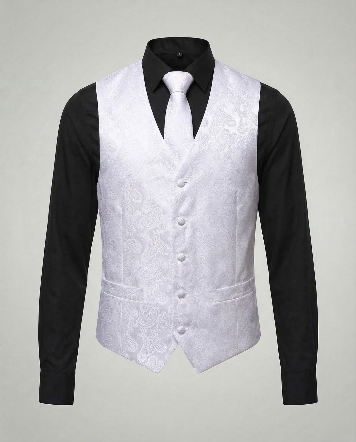 Herren Paisley Anzugweste Elegantes Design