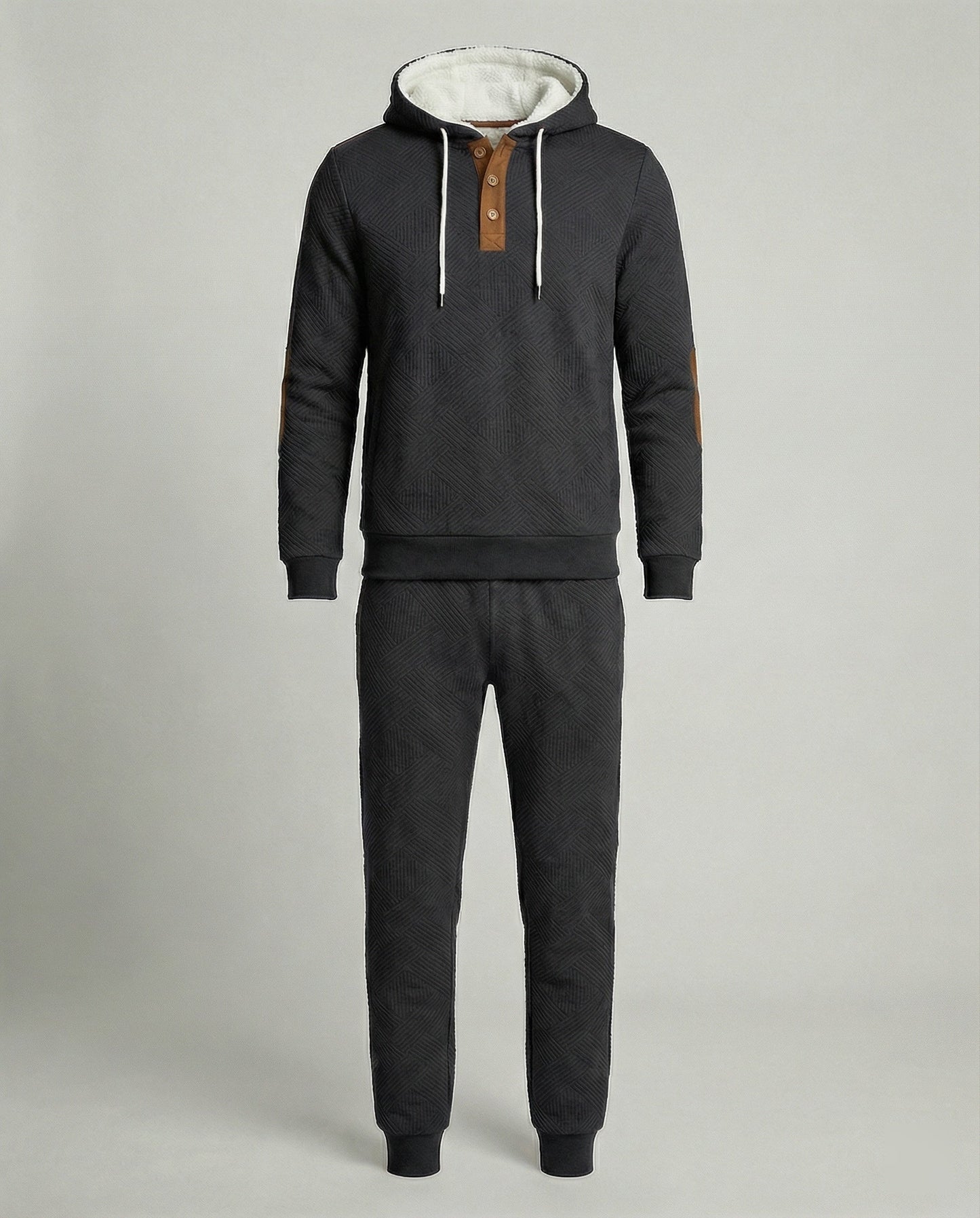 Herren Hoodie Jogginganzug Set Baumwolle