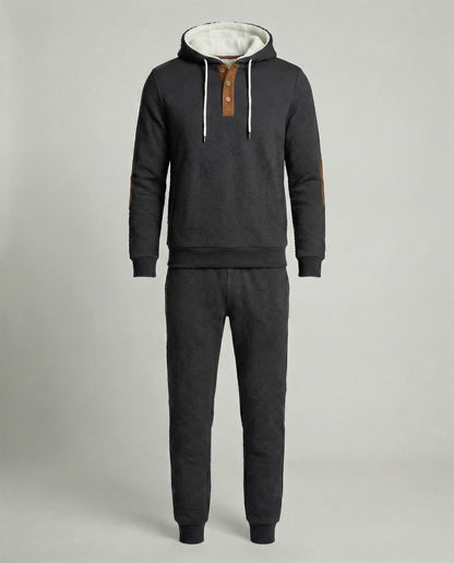 Herren Hoodie Jogginganzug Set Baumwolle