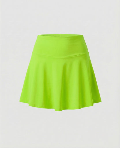 Damen Bade-Skort Hochgeschnitten Mit Seitentasche