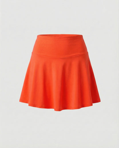 Damen Bade-Skort Hochgeschnitten Mit Seitentasche